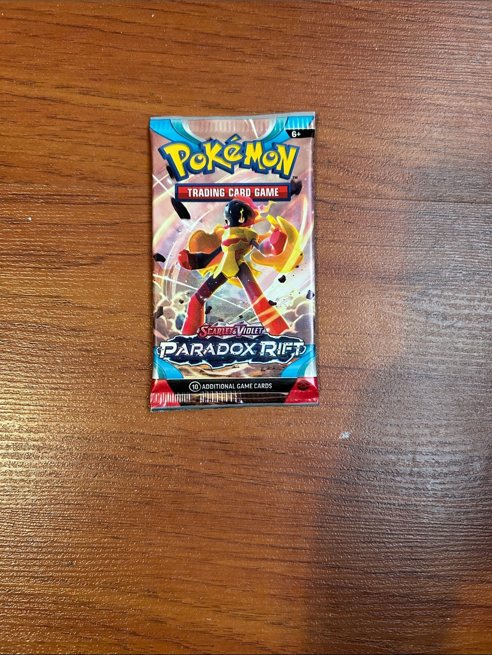 Pokemon Scarlet & Violet Paradox Rift Booster Pack - Red/Yellow